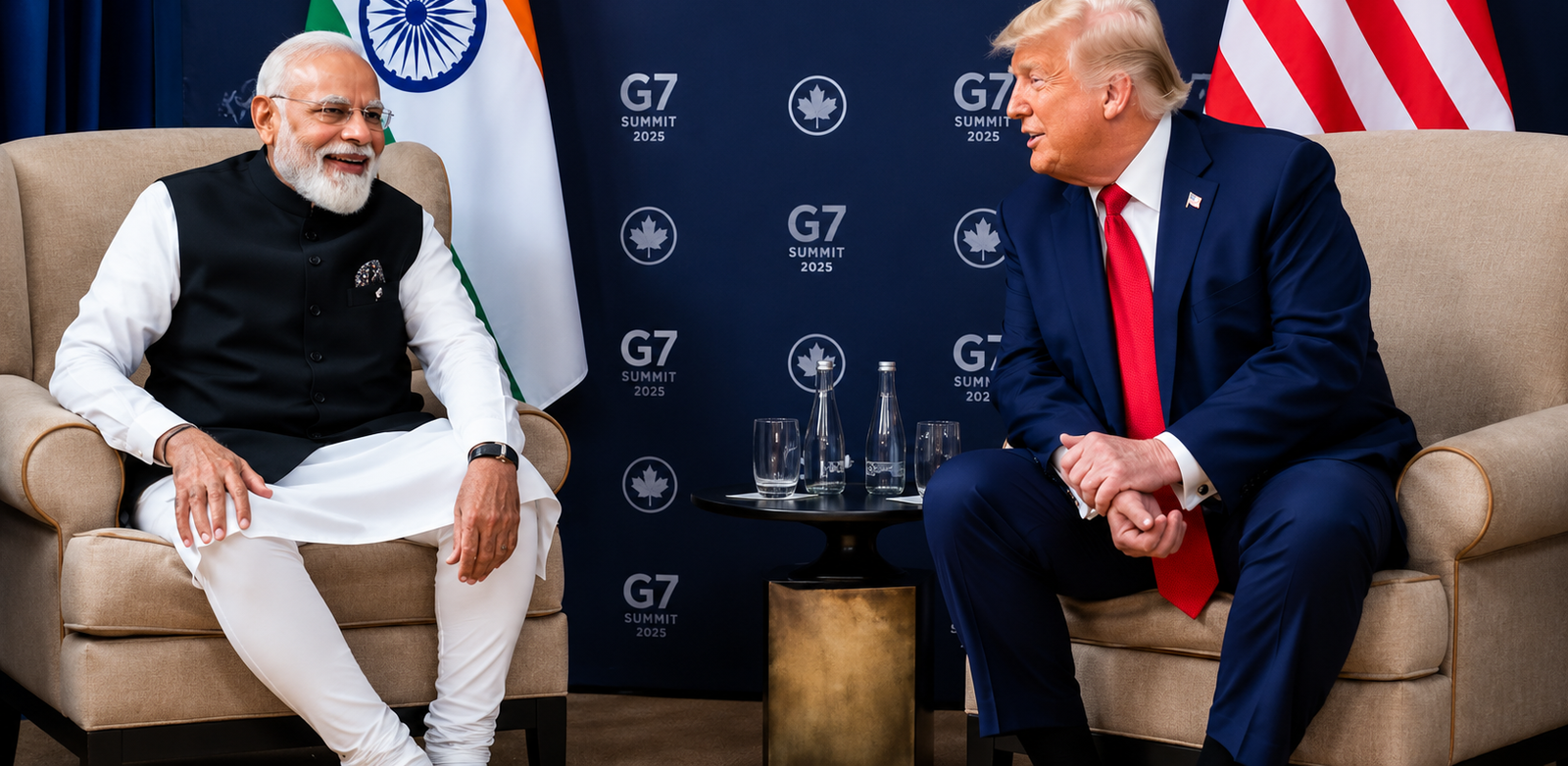 India Skipped Trump Press Conference After Modi Meeting in France