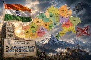 India Hits Back at China by Naming 27 Arunachal Locations
