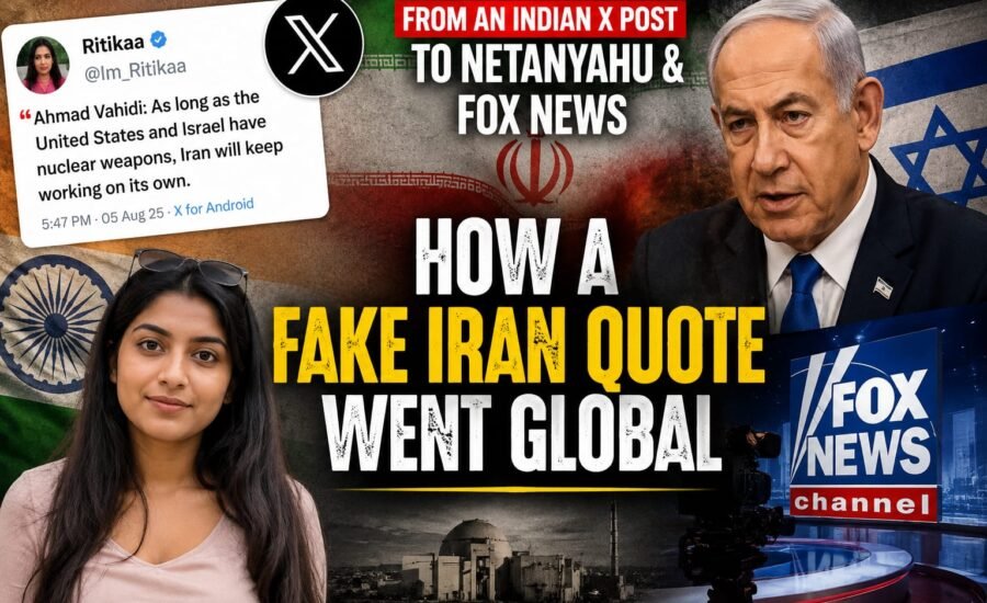 Indian X Post Triggers Global Storm Over Disputed Iran Quote