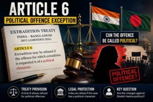 What does the India-Bangladesh extradition treaty mean for Sheikh Hasina? Know the key legal exceptions, political hurdles and India’s options.
