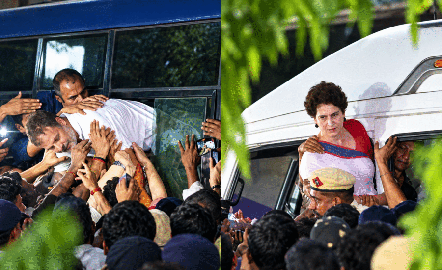 Rahul Priyanka detained
