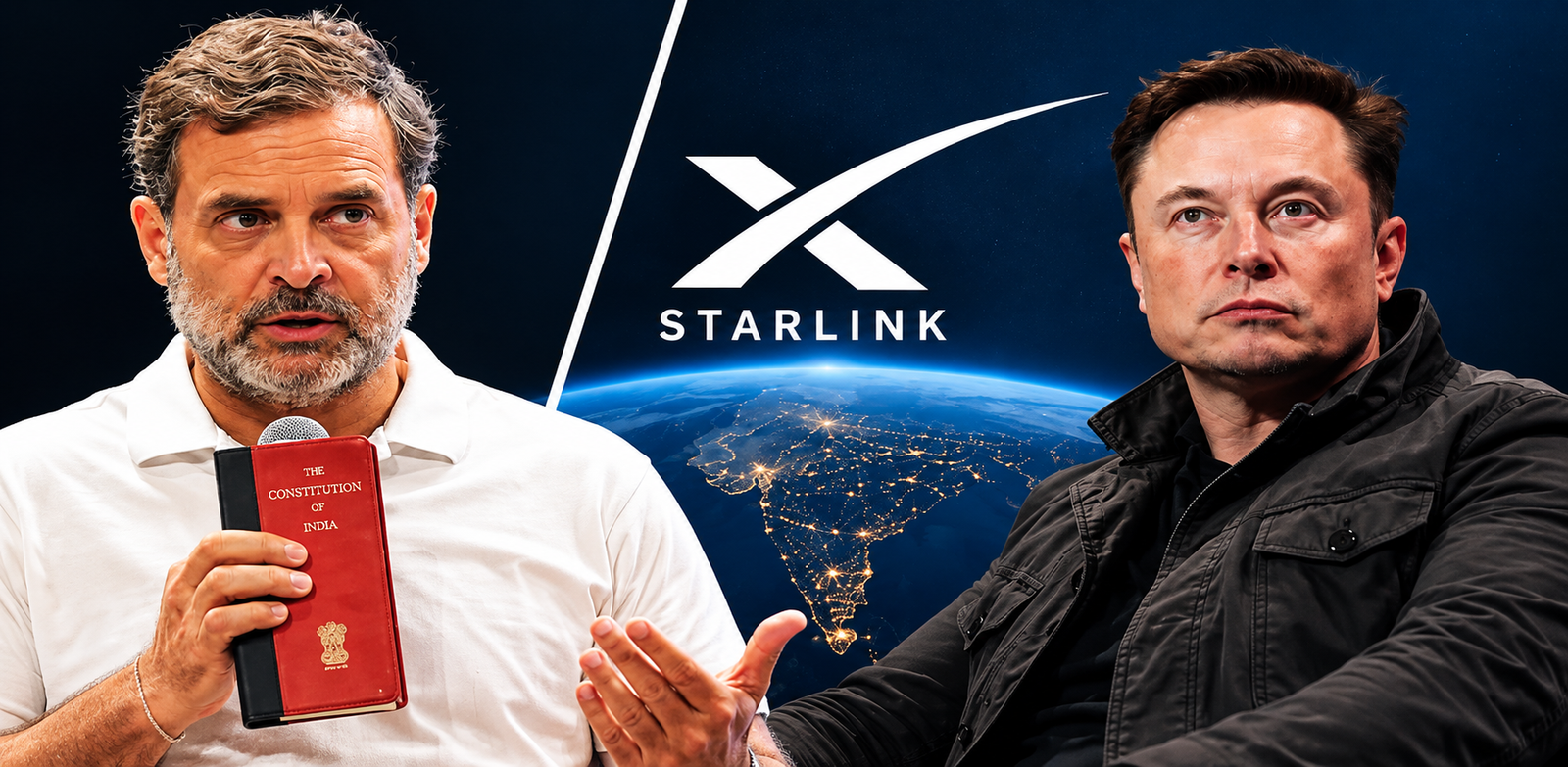 Elon Musk Rahul Gandhi Starlink India Row
